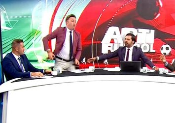 Arda Turan konusu tartışılırken Evren Turhan stüdyodan ayrıldı