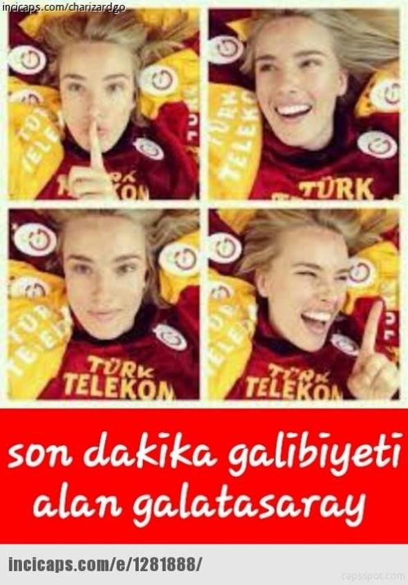 Galatasaray - Başakşehir maçı caps’leri