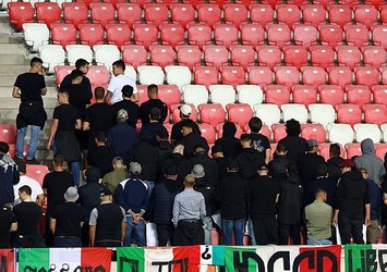 İtalyan taraftarlar İsrail ulusal marşını protesto etti