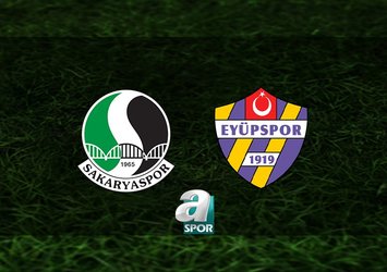 Sakaryaspor - Eyüpspor maçı hangi kanalda?