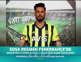 Jose Sosa resmen Fenerbahçe'de