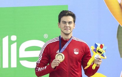 AKDENİZ OYUNLARI: Milli yüzücümüz Berkay Öğretir rekorla altın madalya kazandı!
