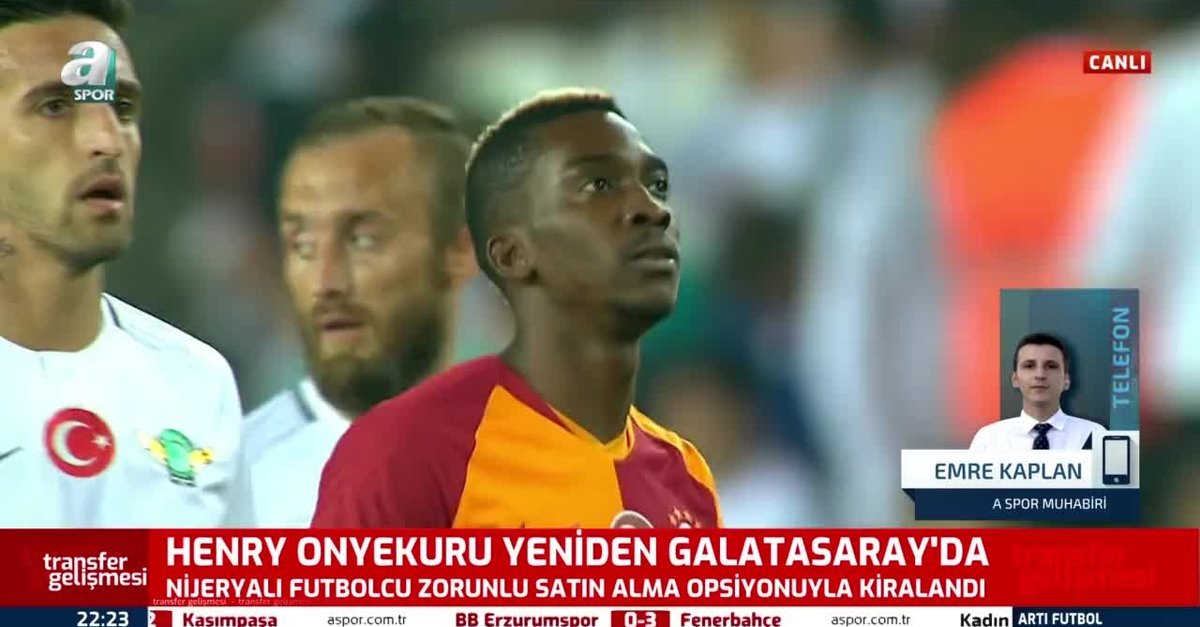 Henry Onyekuru yeniden Galatasaray'da