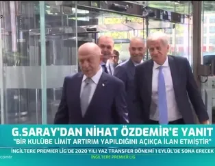 Galatasaray'dan Nihat Özdemir'e yanıt