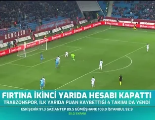 'Fırtına' ikinci yarıda hesabı kapattı