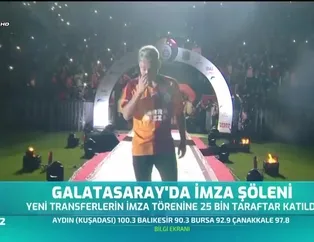Galatasaray'da imza şöleni