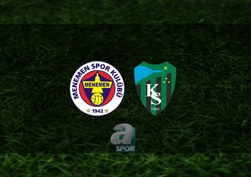 Menemenspor - Kocaelispor maçı saat kaçta?