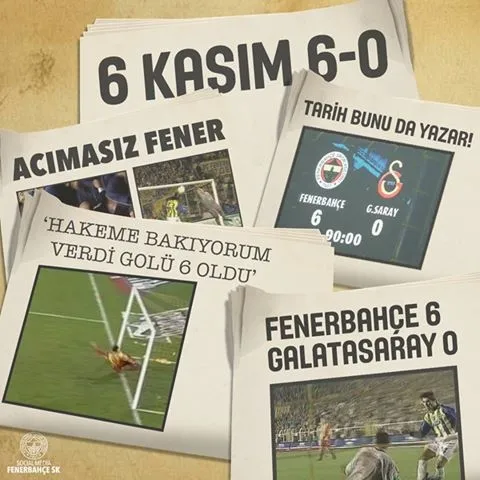 Fenerbahçe'den Galatasaray'a 6 Kasım göndermesi - 1
