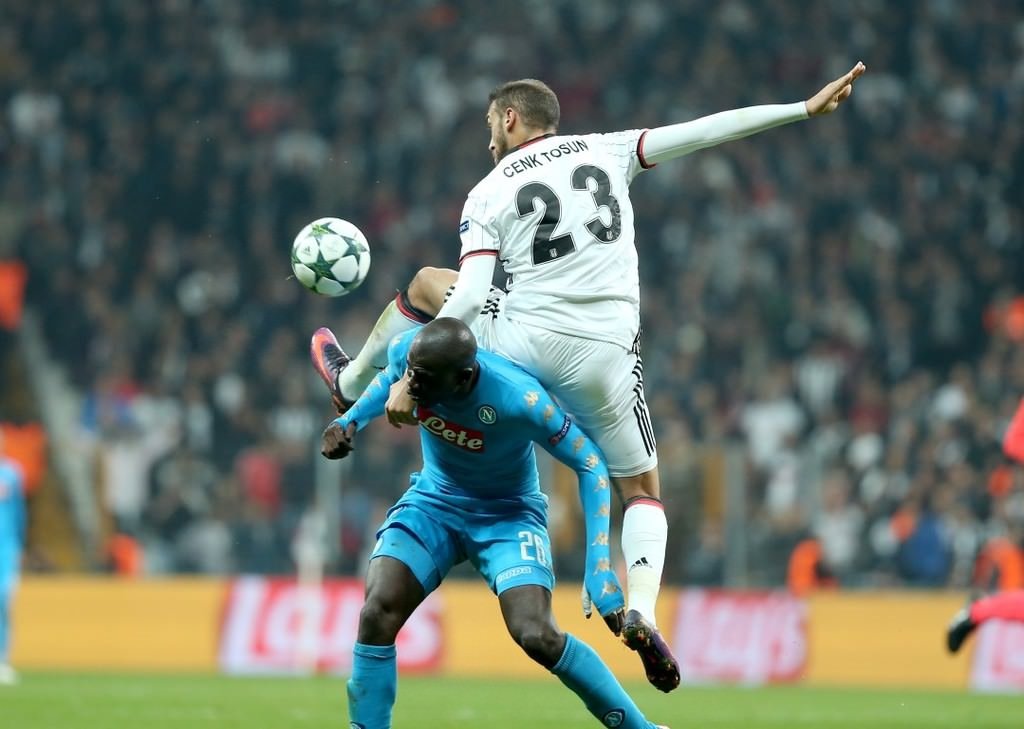 Beşiktaş-Napoli karşılaşmasından kareler