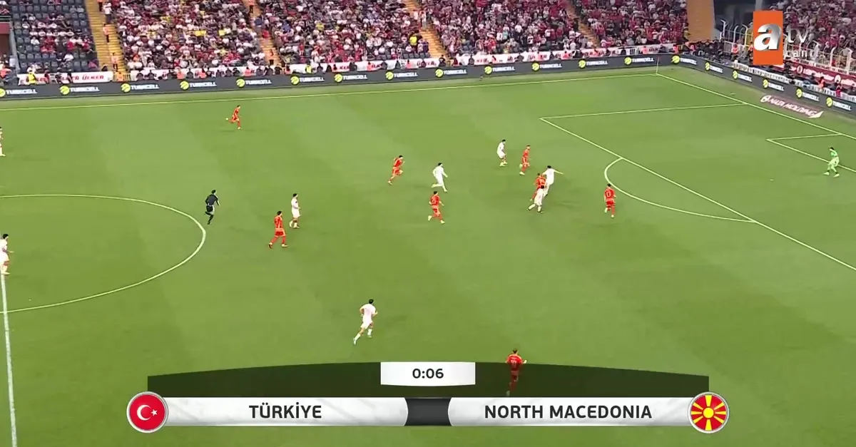Milliler maçın hemen başında Can Uzun ile gole çok yaklaştı!
