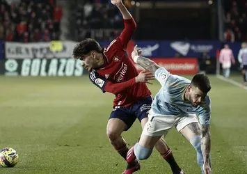 Osasuna Celta maçında gol sesi çıkmadı
