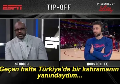Shaq: Bir kahramanın yanındaydım!