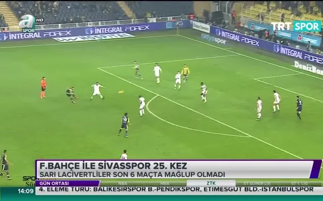 Fenerbahçe ile Sivasspor 25. kez!