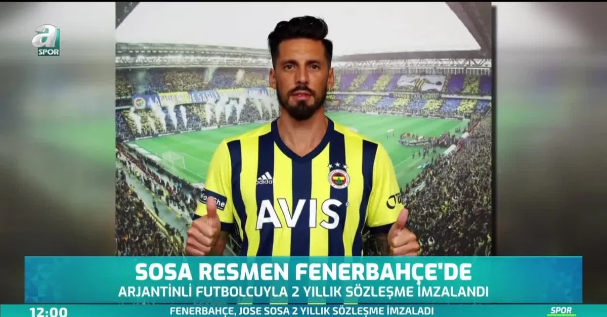 Jose Sosa resmen Fenerbahçe'de