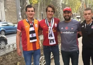 O taraftar tribünden zorla çıkartıldı...