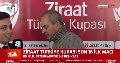 Erkan Sözeri'nin maç sonu açıklamaları