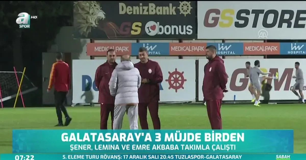 Galatasaray'a 3 müjde birden