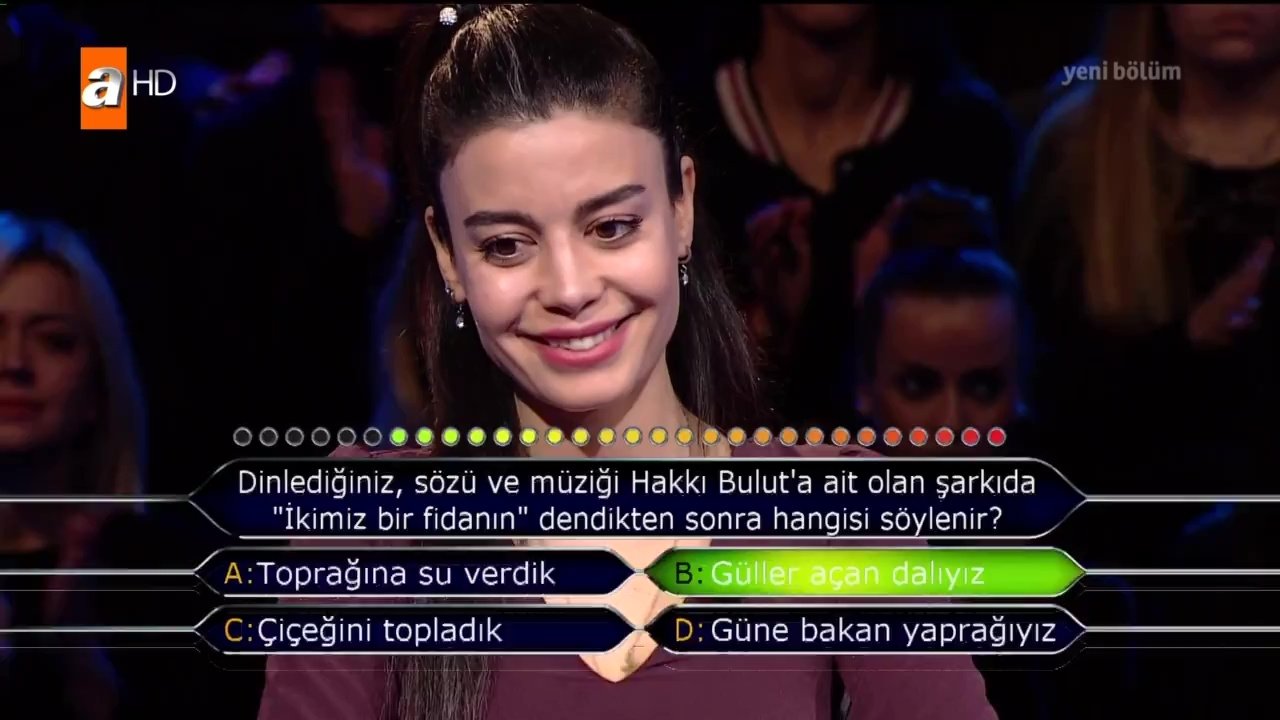 Kim Milyoner Olmak İster 797. bölüm soru ve cevapları! Geceye damga vuran soru