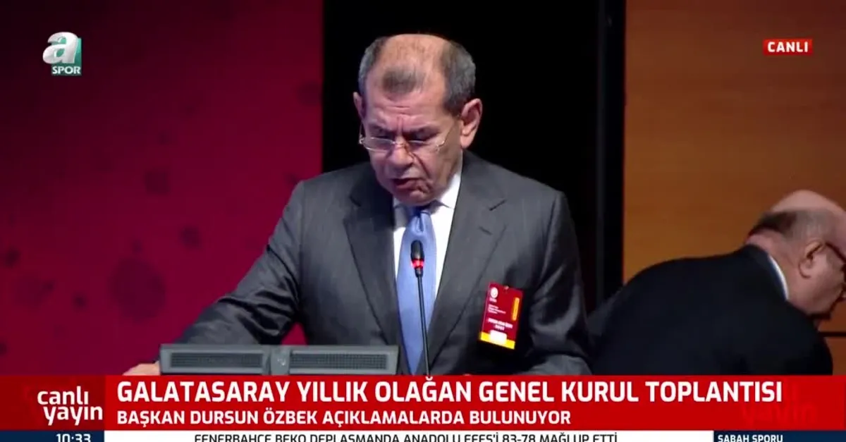 Dursun Özbek: Avrupa Ligi'nde hedefimizi...