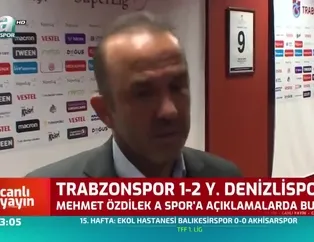 Mehmet Özdilek: Havalara uçmadan sağlam bir şekilde gitmek istiyoruz