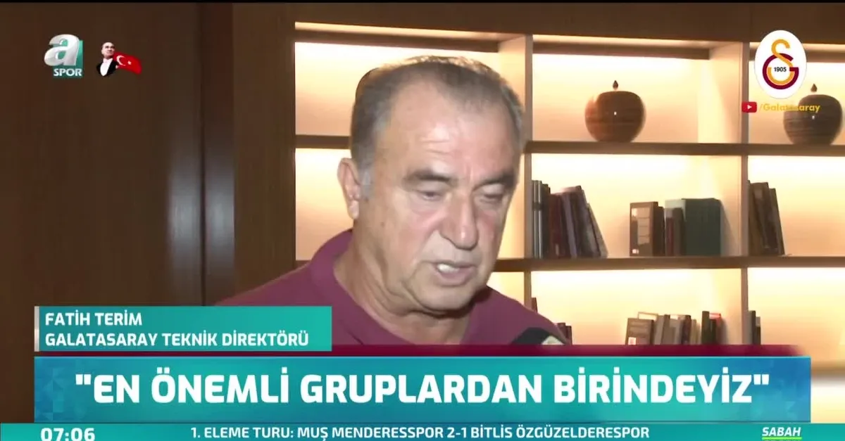 Fatih Terim: En önemli gruplardan birindeyiz