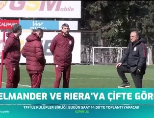 Elmander ve Riera'ya çifte görev