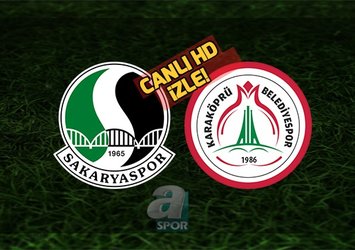 Sakaryaspor - Karaköprü Belediyespor maçı CANLI İZLE!