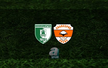 Bodrumspor - Adanaspor maçı ne zaman, saat kaçta ve hangi kanalda? | TFF 1. Lig