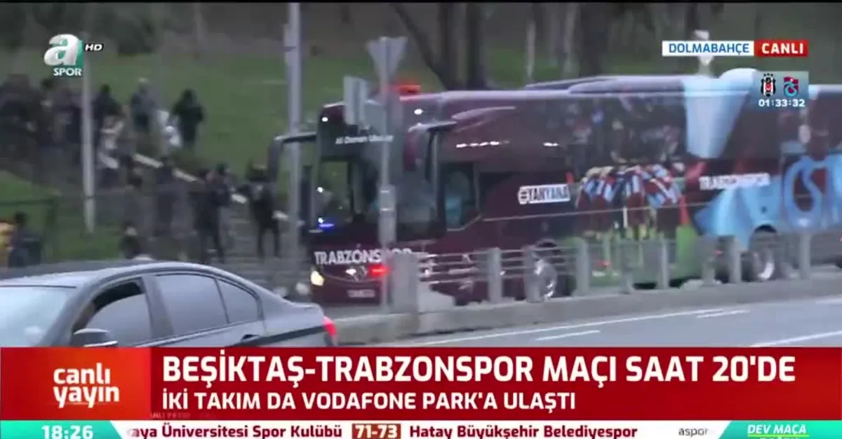 İki takım da Vodafone Park'a ulaştı