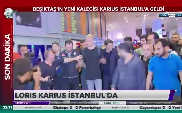 Loris Karius İstanbul'a geldi
