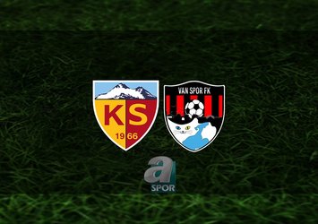 Kayserispor - Vanspor FK maçı ne zaman?