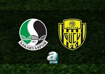 Sakaryaspor-MKE Ankaragücü maçı ne zaman ve saat kaçta? Hangi kanalda? | Trendyol 1. Lig