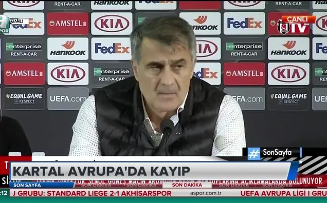 Şenol Güneş: "Benim hatam"