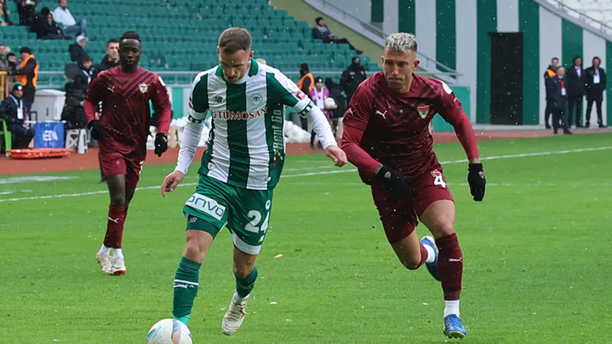 Konyaspor 1-1 Hatayspor (MAÇ SONUCU-ÖZET)