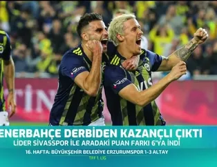 Fenerbahçe derbiden kazançlı çıktı