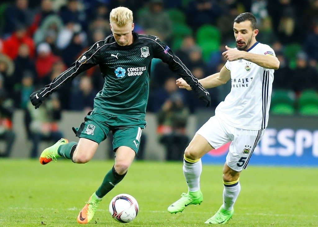 Krasnodar - Fenerbahçe maçından kareler