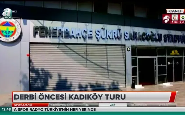 Derbi öncesi Kadıköy turu