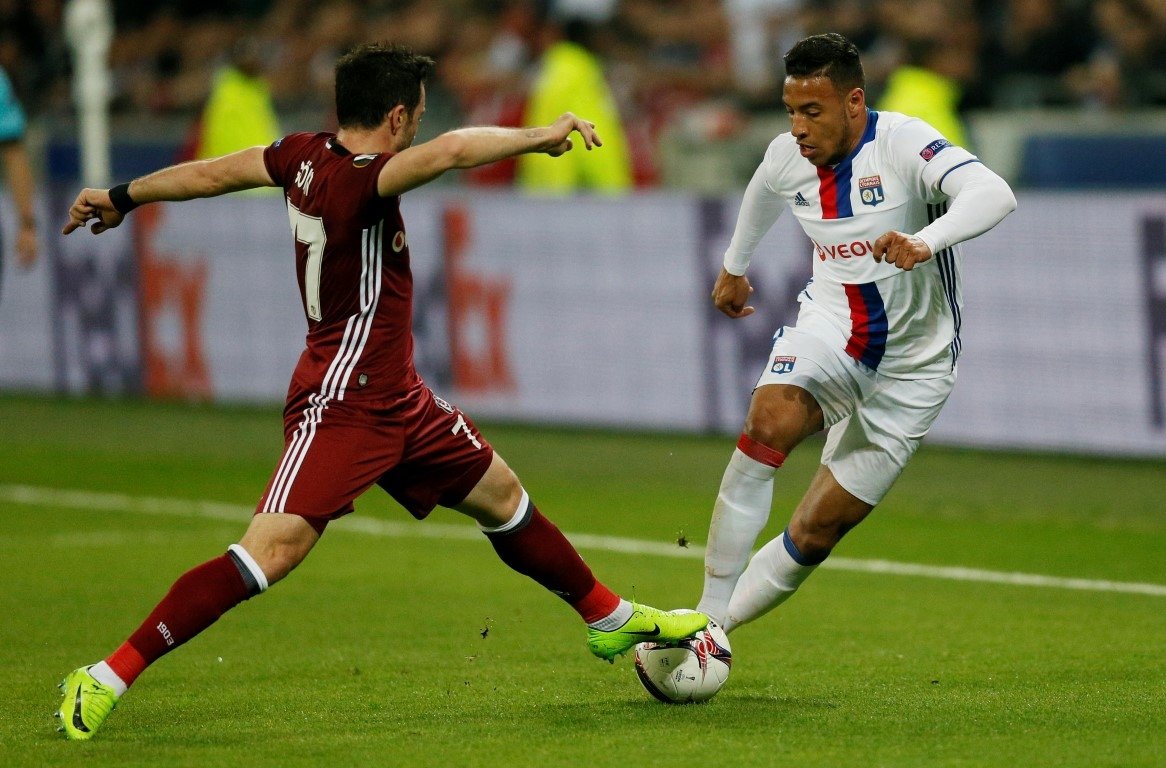 Olympique Lyon - Beşiktaş maçından kareler