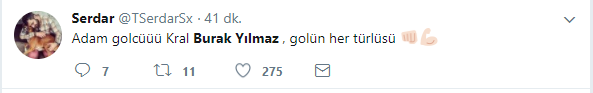 Burak Yılmaz mıktanıs gibi...