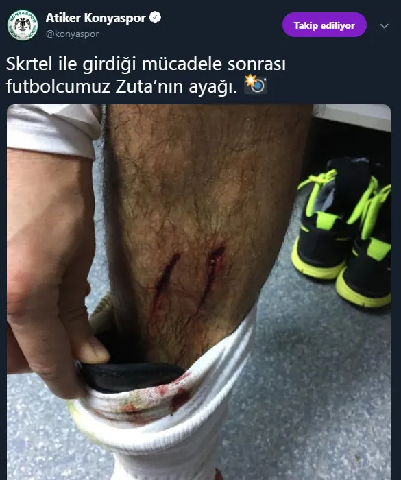 Atiker Konyaspor'dan kırmızı kart göndermesi - 3
