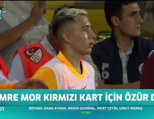 Emre Mor kırmızı kart için özür diledi