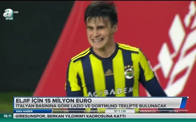 Eljif Elmas'a 15 milyon euro