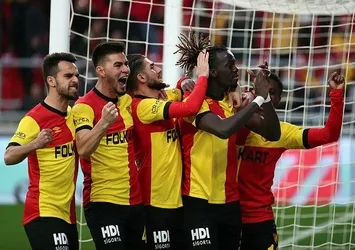 Göztepe evinde şov yaptı!
