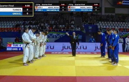 Karma Judo Milli Takımı Avrupa Şampiyonası’nda yarı finale yükseldi