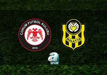 Ahlatcı Çorum FK-Yeni Malatyaspor maçı saat kaçta?