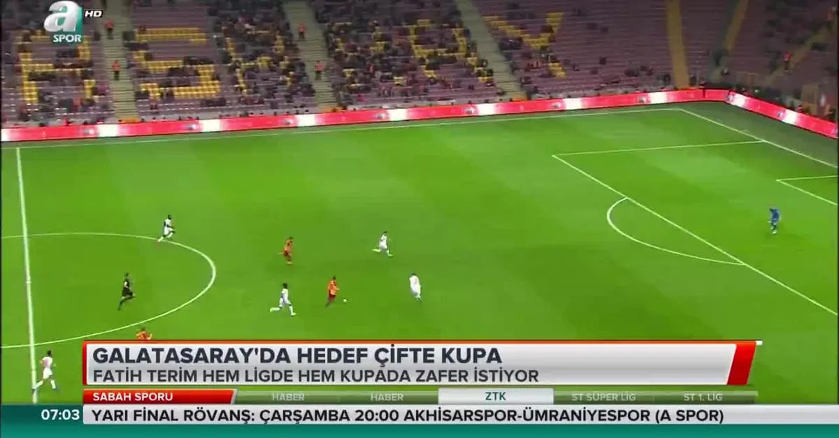 Galatasaray'da hedef çifte kupa