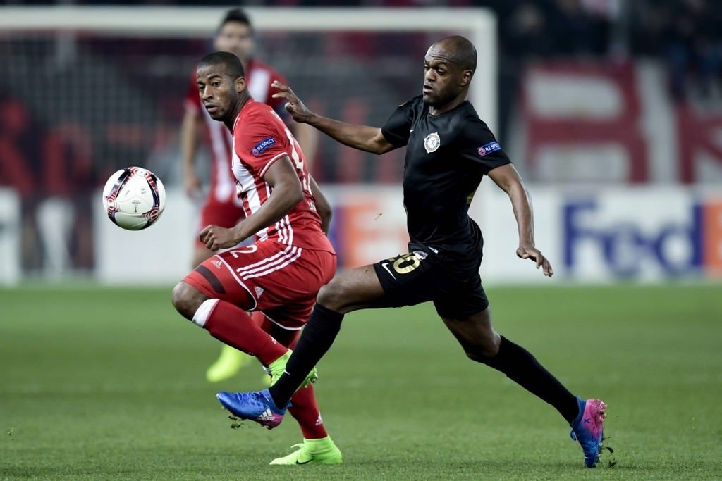 Olympiakos - Osmanlıspor karşılaşmasından kareler