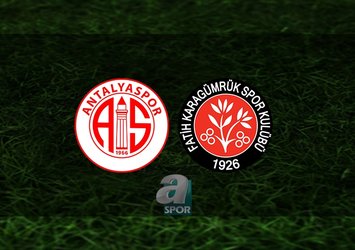 Antalyaspor - Karagümrük | CANLI