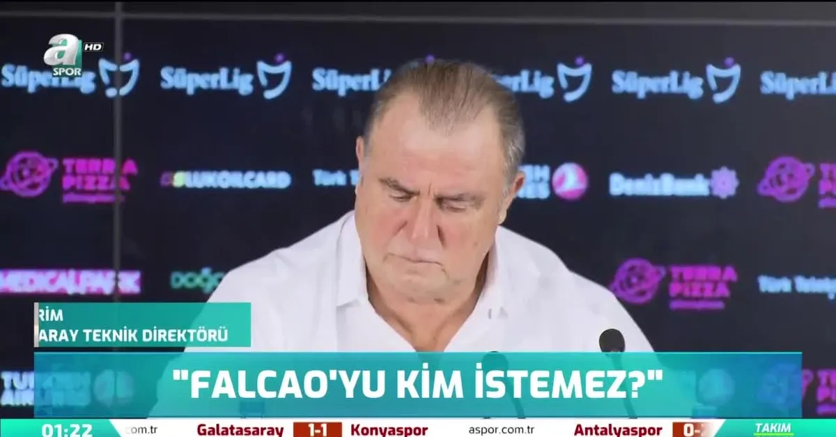 Fatih Terim'den Falcao açıklaması