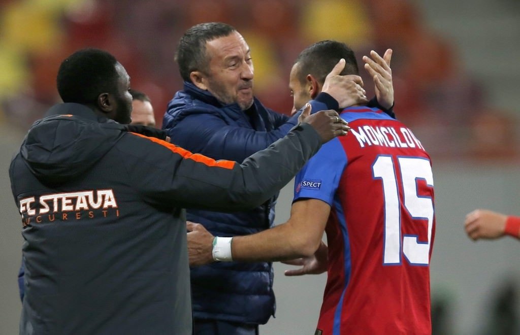 Steaua Bükreş - Osmanlıspor karşılaşmasından kareler